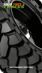Solid Skid Steer Tires 10-16.5 - L5 Heavy Duty