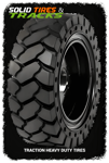 Solid Skid Steer Tires 10-16.5 - L5 Heavy Duty