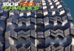 400x86x53 CTL Rubber Snow Track- ZigZag Pattern
