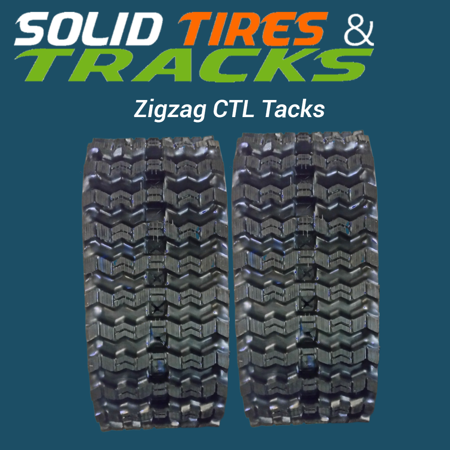 450x86x56 CTL Rubber Track- Zig Zag